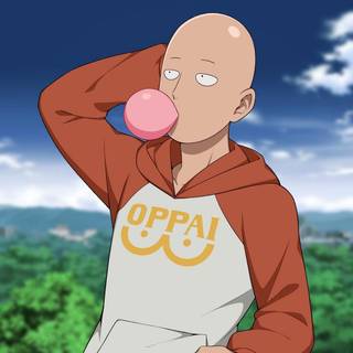 Saitama Oppai wallpaper