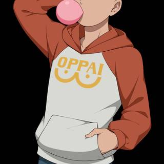 Saitama Oppai wallpaper