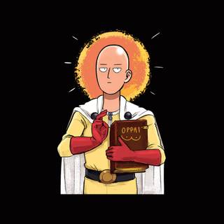 Saitama Oppai wallpaper