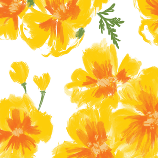 Yellow spring flowers wallpaper