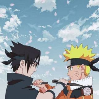 Naruto and Sasuke iPhone wallpaper