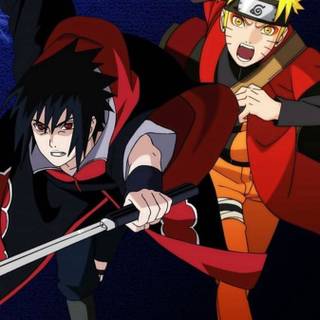 Naruto and Sasuke iPhone wallpaper