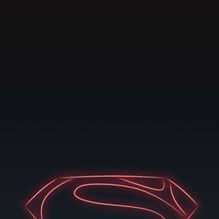 Neon Superman wallpaper