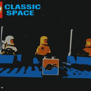 Lego Space wallpaper