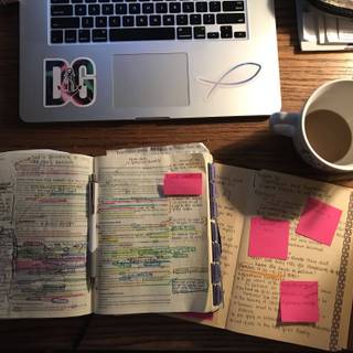 Laptop study wallpaper