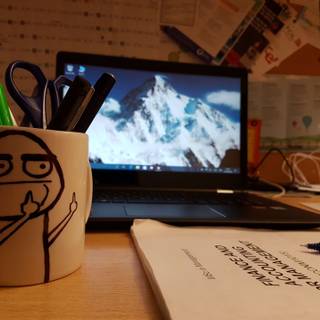 Laptop study wallpaper