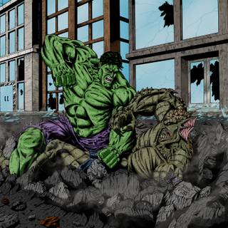 Hulk vs Abomination wallpaper