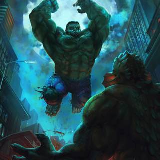 Hulk vs Abomination wallpaper
