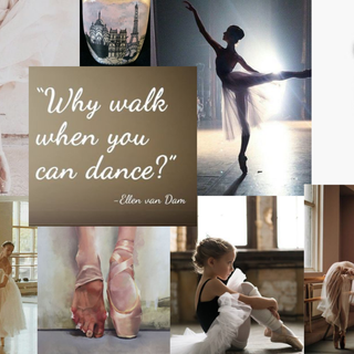 Dance collage wallpaper