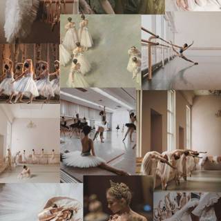 Dance collage wallpaper