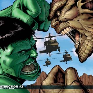 Hulk vs Abomination wallpaper