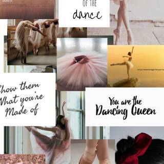 Dance collage wallpaper
