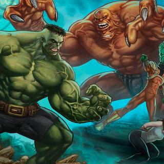 Hulk vs Abomination wallpaper