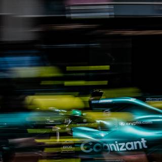 Aston Martin 2023 F1 car iPhone HD wallpaper
