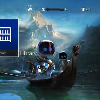 Astrobot PS5 wallpaper