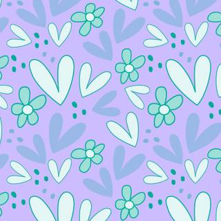 Simple heart aesthetic wallpaper