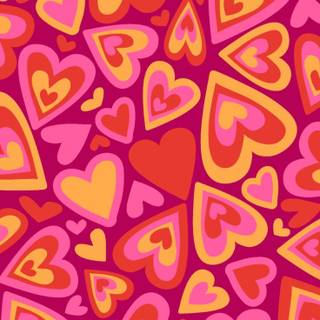 Simple heart aesthetic wallpaper