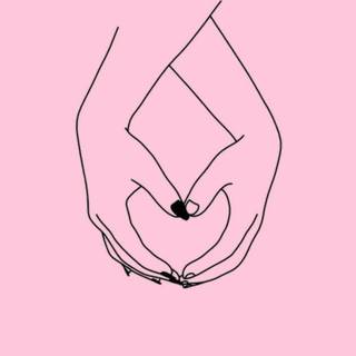 Simple heart aesthetic wallpaper