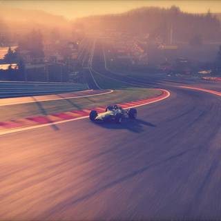 Car racing aesthetic wallpaper