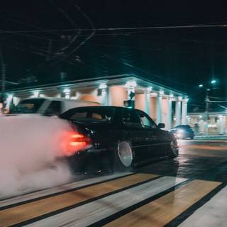 Car racing aesthetic wallpaper