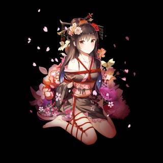 Dark anime girls PC wallpaper