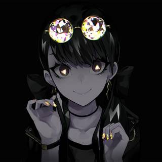 Dark anime girls PC wallpaper