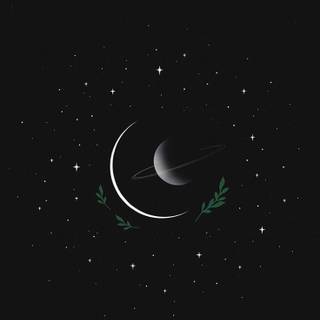 Dark aesthetic cute objects wallpaper