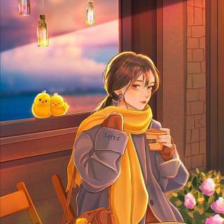 Simple girls wallpaper