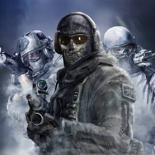 COD MW2 ghost wallpaper