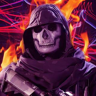 COD MW2 ghost wallpaper