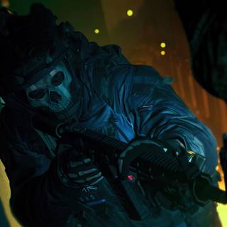 COD MW2 ghost wallpaper