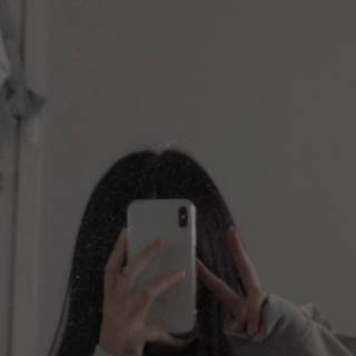 Mirror girls wallpaper