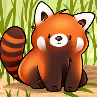 Kawaii red panda wallpaper