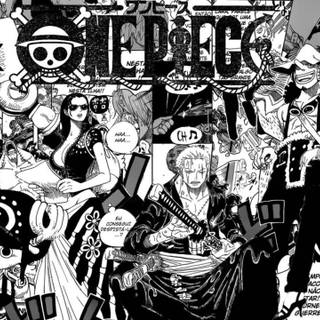 One Piece manga panels wallpaper