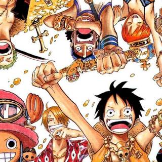 One Piece manga panels wallpaper