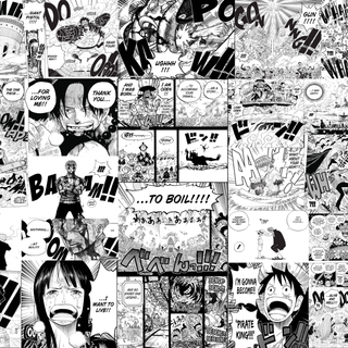One Piece manga panels wallpaper