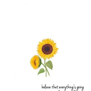 Sunflower quotes wallpaper