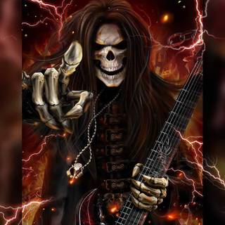 Skull rock wallpaper