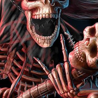 Skull rock wallpaper