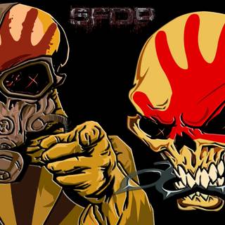 Skull rock wallpaper