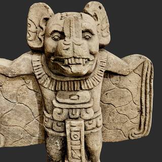 Mayan sculptures wallpaper