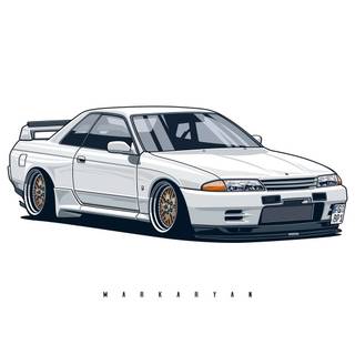 Simple car wallpaper