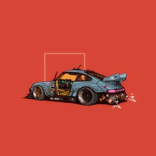 Simple car wallpaper