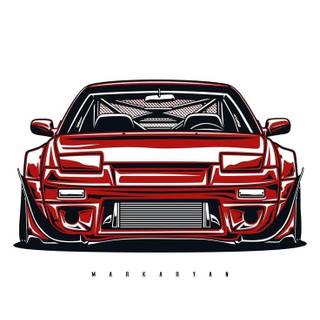 Simple car wallpaper