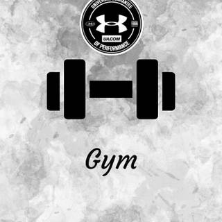 iPhone black gym wallpaper