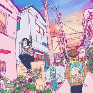 Old school anime wallpaper