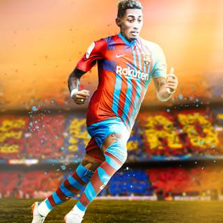 Raphinha Barcelona wallpaper