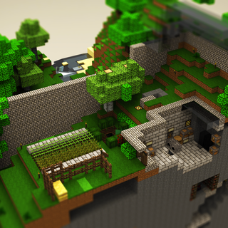 Minecraft base wallpaper