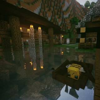 Minecraft base wallpaper