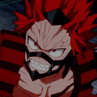 Angry Kirishima wallpaper